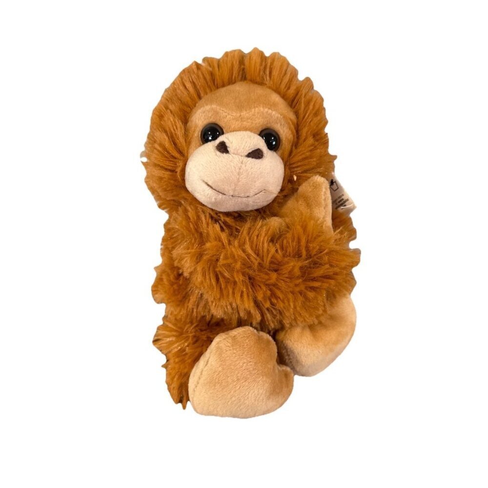 Wild Republic Hugger Orangutan Slap Bracelet Plush Stuffed Animal NWT Monkey